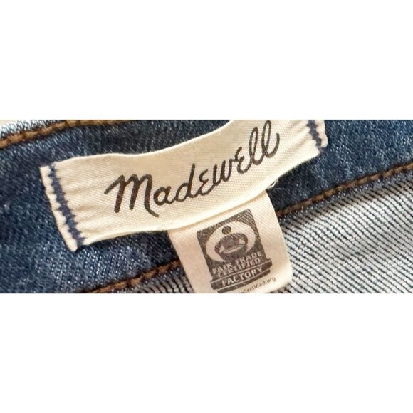 MADEWELL Stovepipe Hi Waisted Fair Trade Straight Leg Jeans Size 25 - Picture 4 of 8